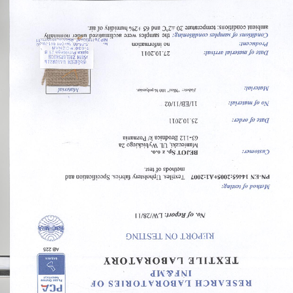 nice - abrasion PN-EN14465 page 1